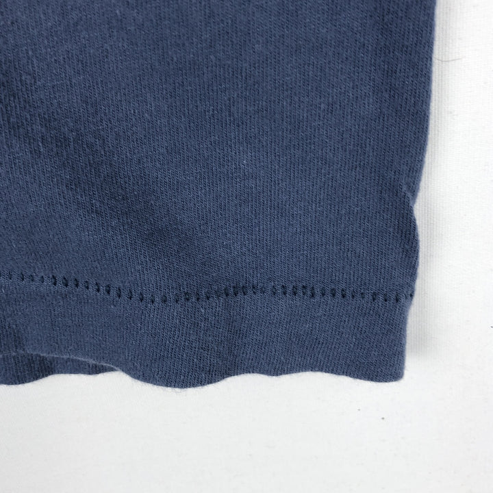 90'S BVD Plain Pocket T-Shirt Made in USA Men's XL Vintage cotton blue type Vintage Second Hand