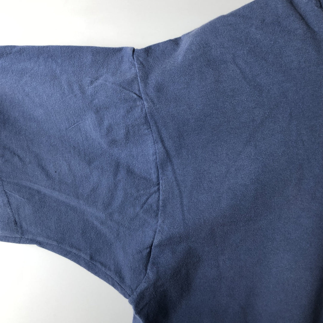 90'S BVD Plain Pocket T-Shirt Made in USA Men's XL Vintage cotton blue type Vintage Second Hand