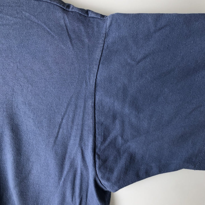 90'S BVD Plain Pocket T-Shirt Made in USA Men's XL Vintage cotton blue type Vintage Second Hand