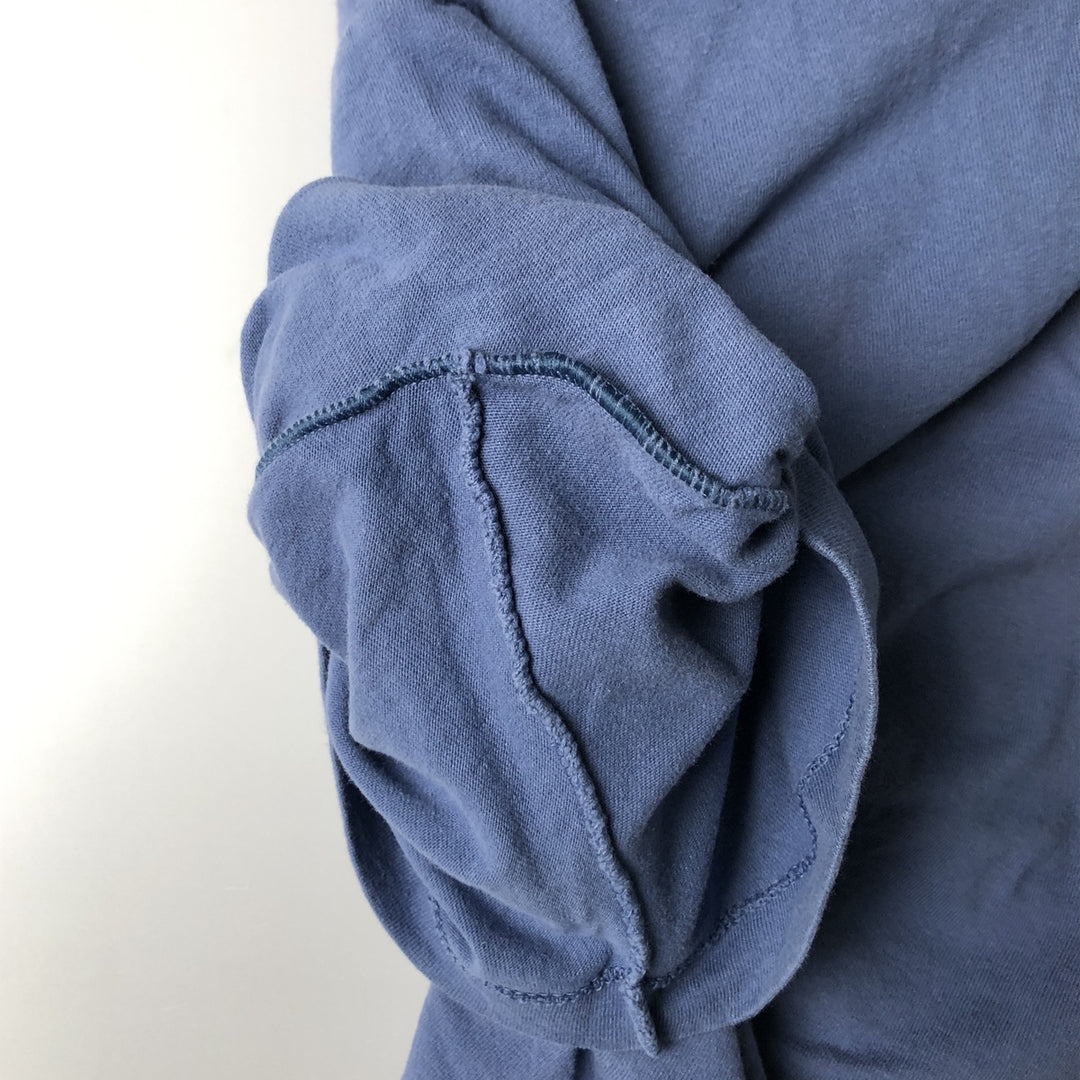90'S BVD Plain Pocket T-Shirt Made in USA Men's XL Vintage cotton blue type Vintage Second Hand