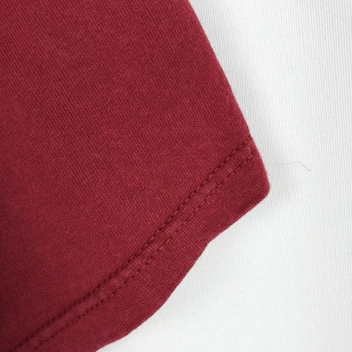 90'S Russell Plain T-shirt Made in USA Men's XL Vintage cotton red type Vintage Second Hand