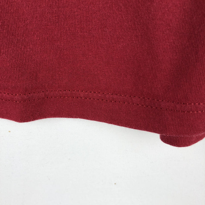 90'S Russell Plain T-shirt Made in USA Men's XL Vintage cotton red type Vintage Second Hand