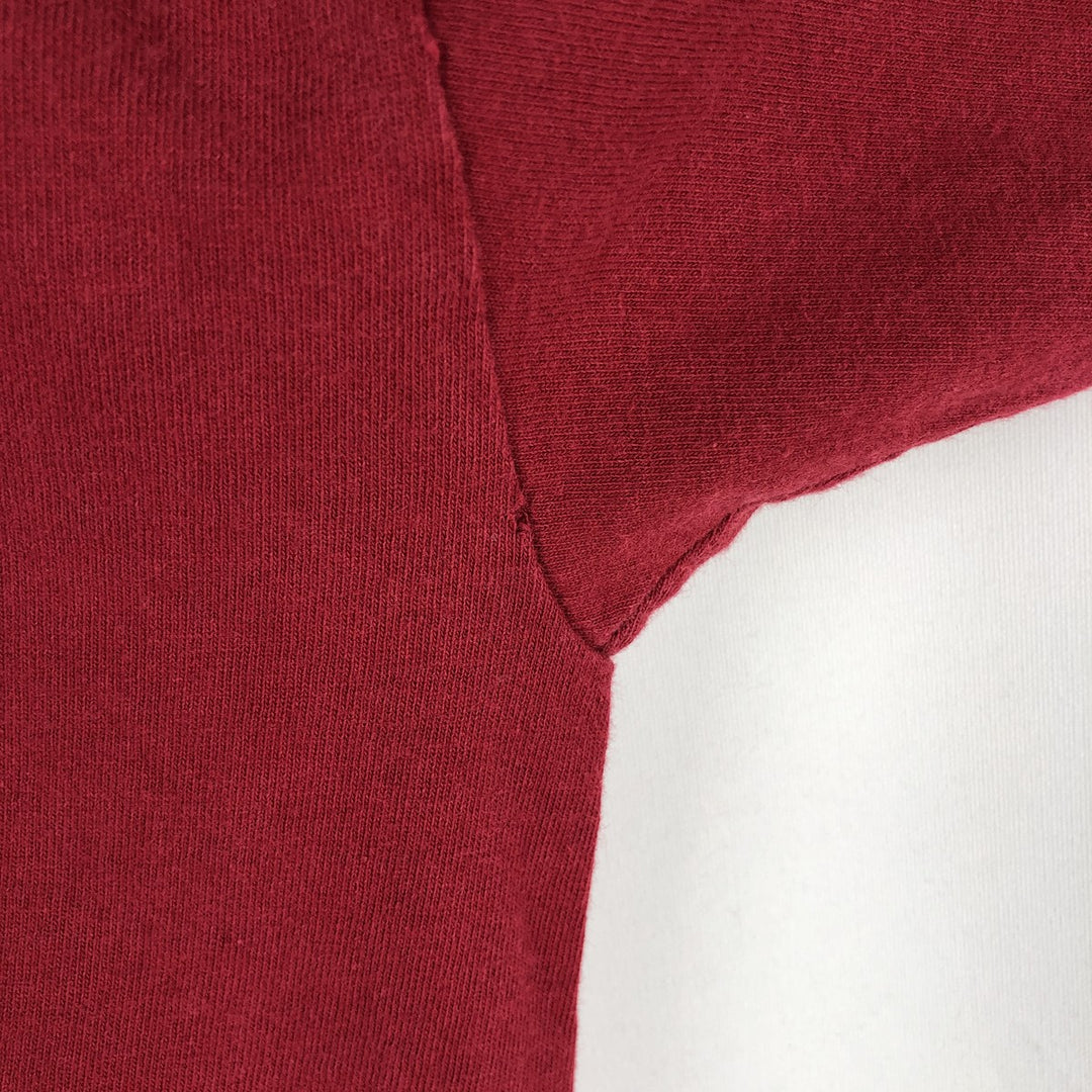 90'S Russell Plain T-shirt Made in USA Men's XL Vintage cotton red type Vintage Second Hand