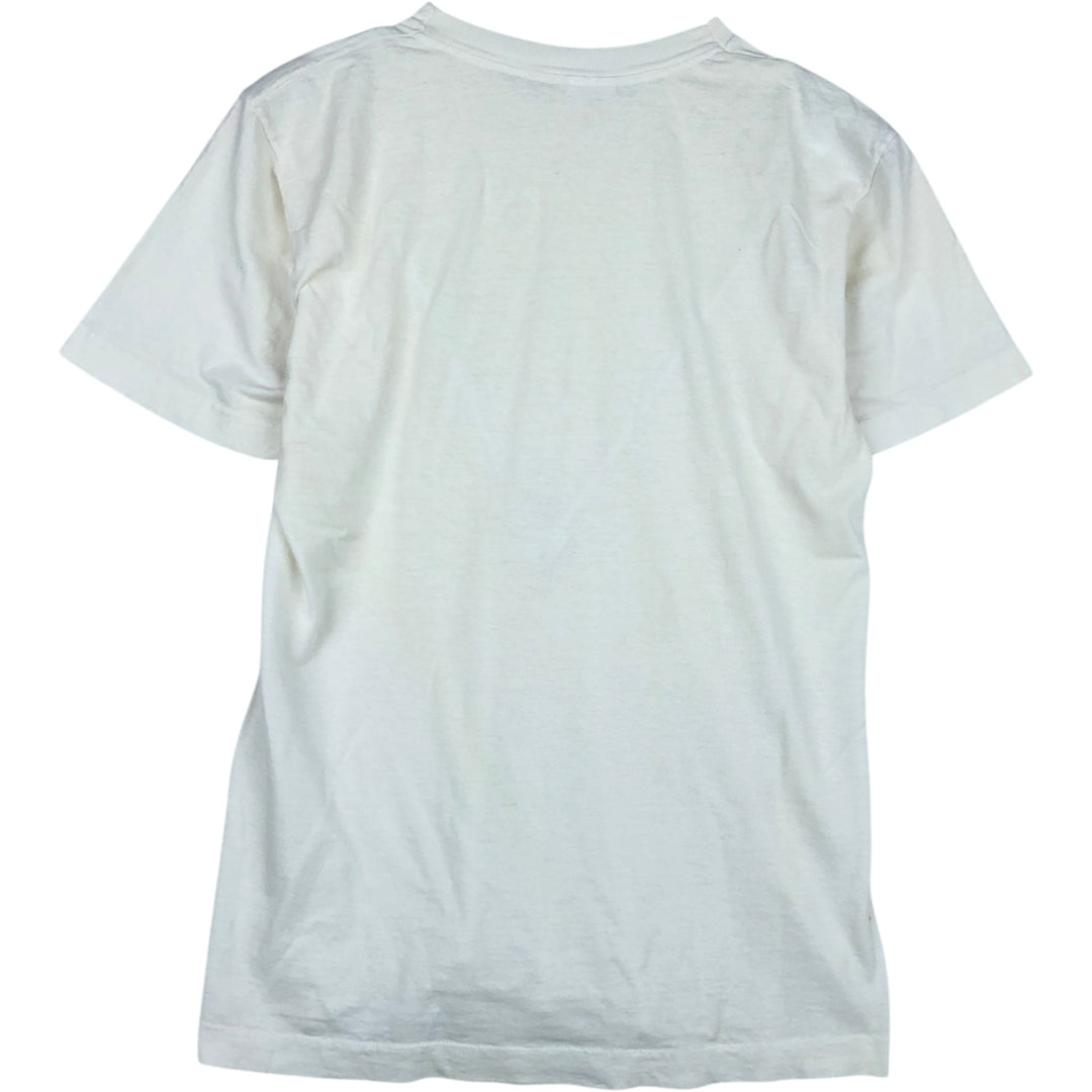 1980'S Fruit of the Loom Plain T-shirt, Men's Size M (approx.), Vintage cotton white type Vintage Second Hand