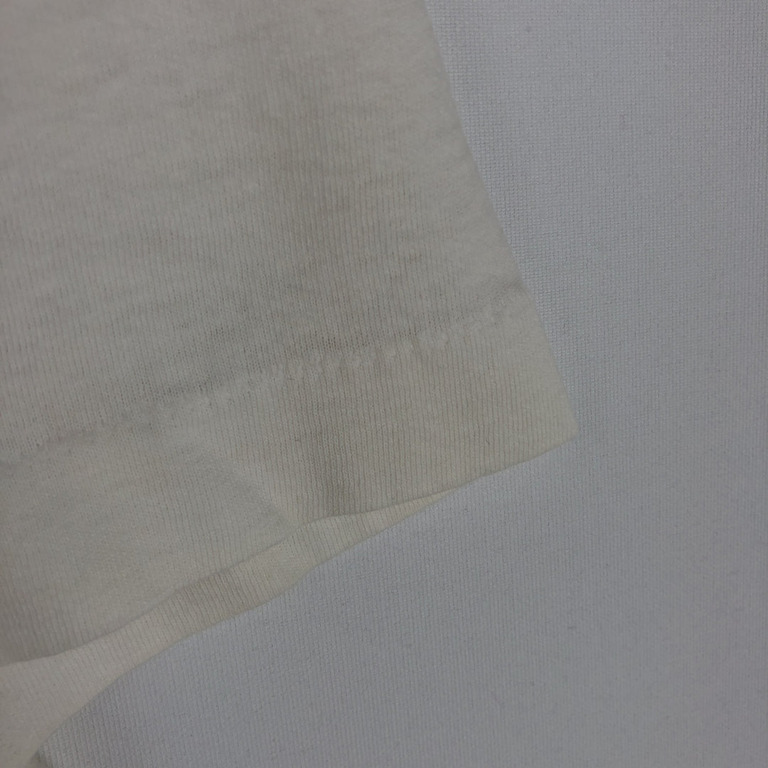 1980'S Fruit of the Loom Plain T-shirt, Men's Size M (approx.), Vintage cotton white type Vintage Second Hand