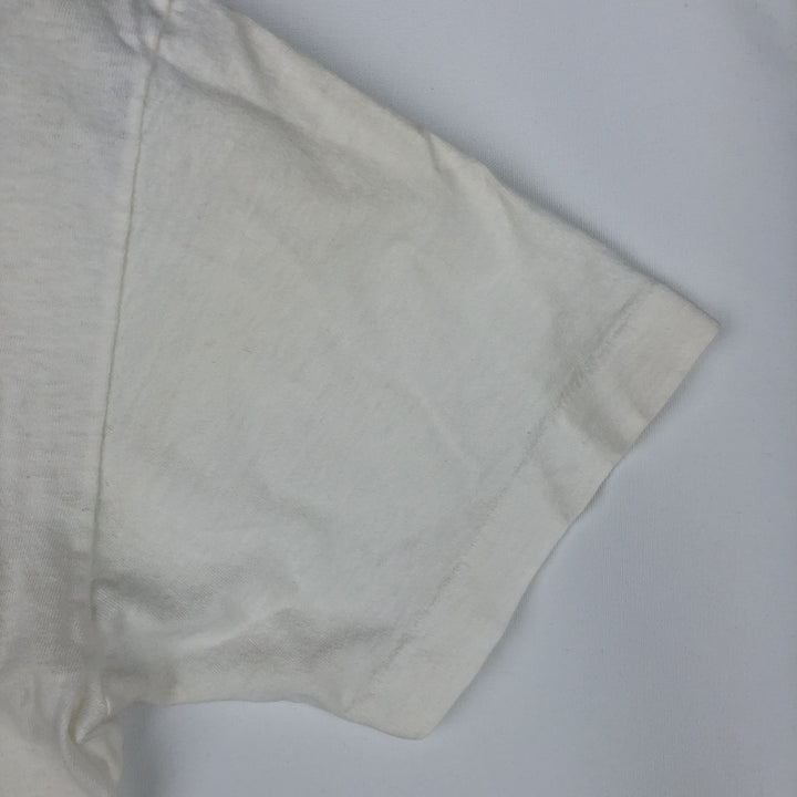 1980'S Fruit of the Loom Plain T-shirt, Men's Size M (approx.), Vintage cotton white type Vintage Second Hand