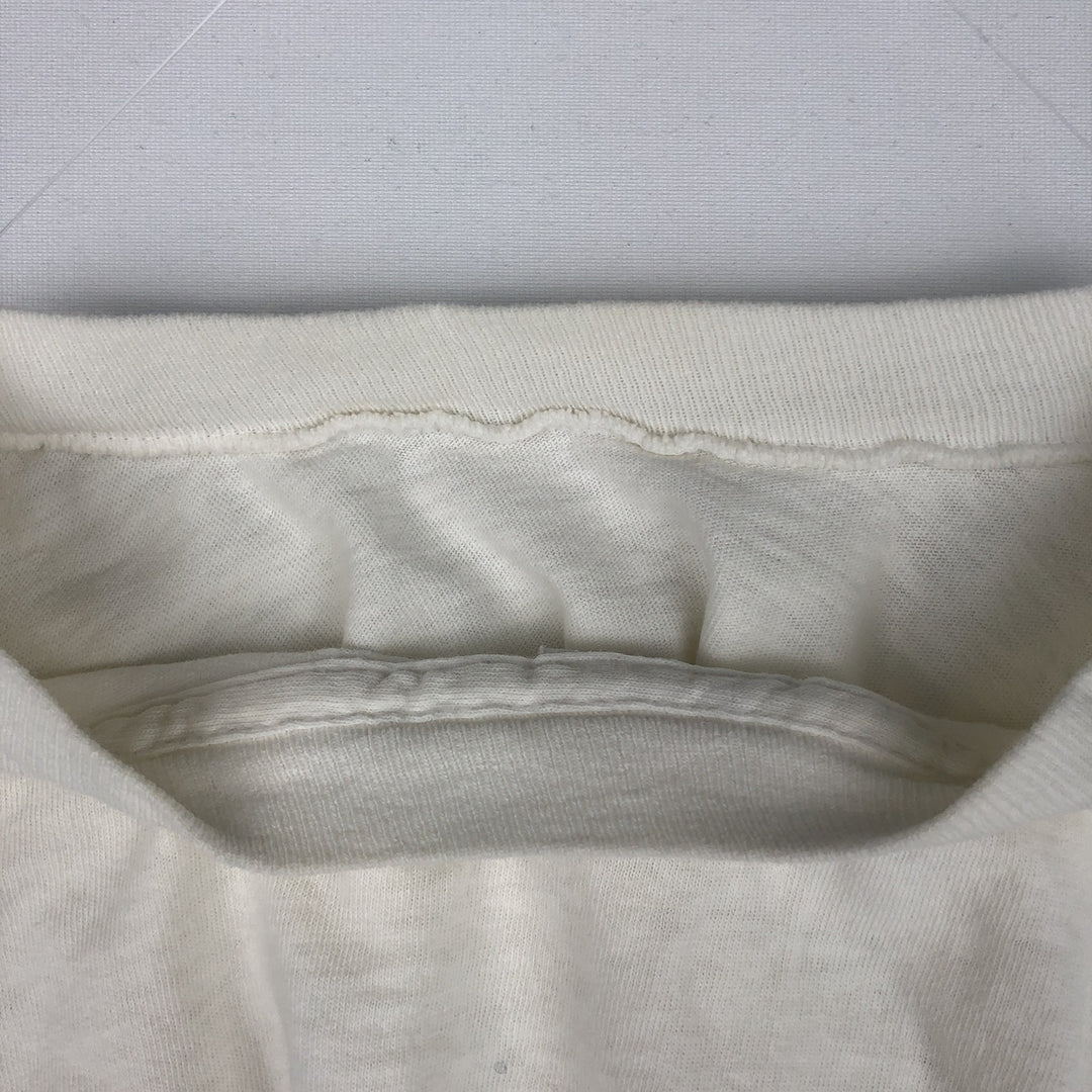 1980'S Fruit of the Loom Plain T-shirt, Men's Size M (approx.), Vintage cotton white type Vintage Second Hand