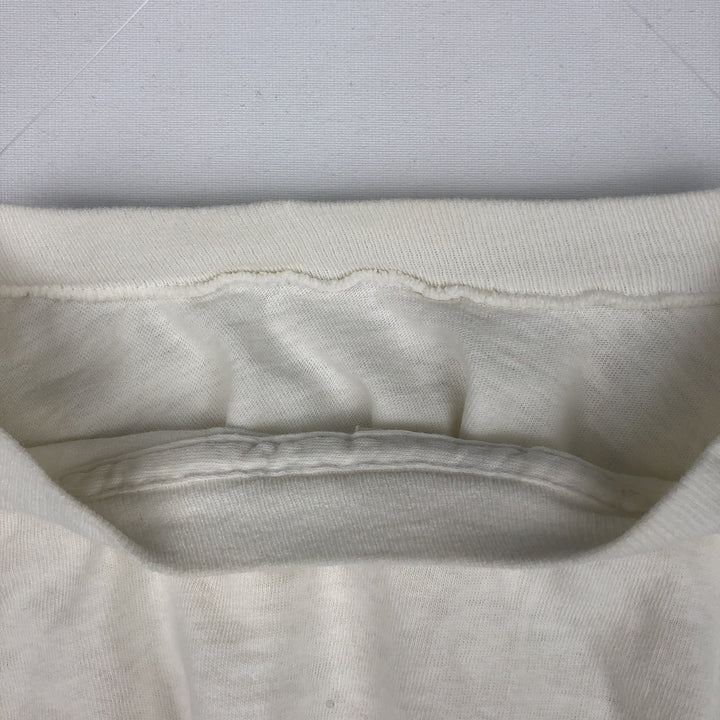 1980'S Fruit of the Loom Plain T-shirt, Men's Size M (approx.), Vintage cotton white type Vintage Second Hand