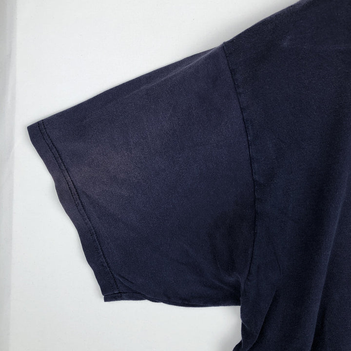 BVD Plain Pocket T-Shirt, Men's Size XL (Equivalent), Vintage cotton navy blue type Vintage Second Hand