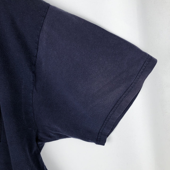 BVD Plain Pocket T-Shirt, Men's Size XL (Equivalent), Vintage cotton navy blue type Vintage Second Hand