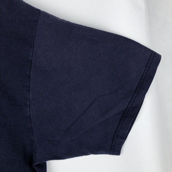 BVD Plain Pocket T-Shirt, Men's Size XL (Equivalent), Vintage cotton navy blue type Vintage Second Hand