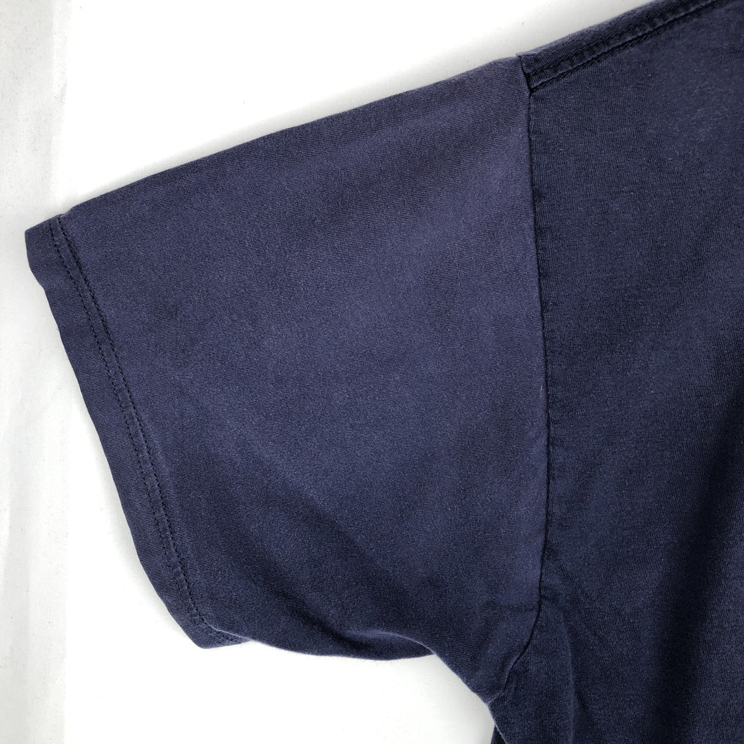 BVD Plain Pocket T-Shirt, Men's Size XL (Equivalent), Vintage cotton navy blue type Vintage Second Hand