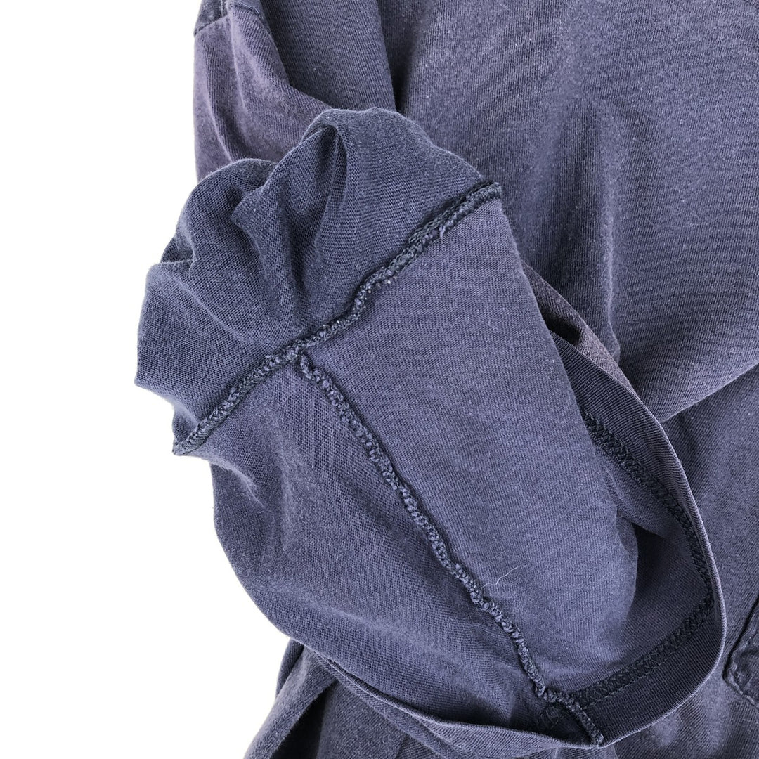 BVD Plain Pocket T-Shirt, Men's Size XL (Equivalent), Vintage cotton navy blue type Vintage Second Hand