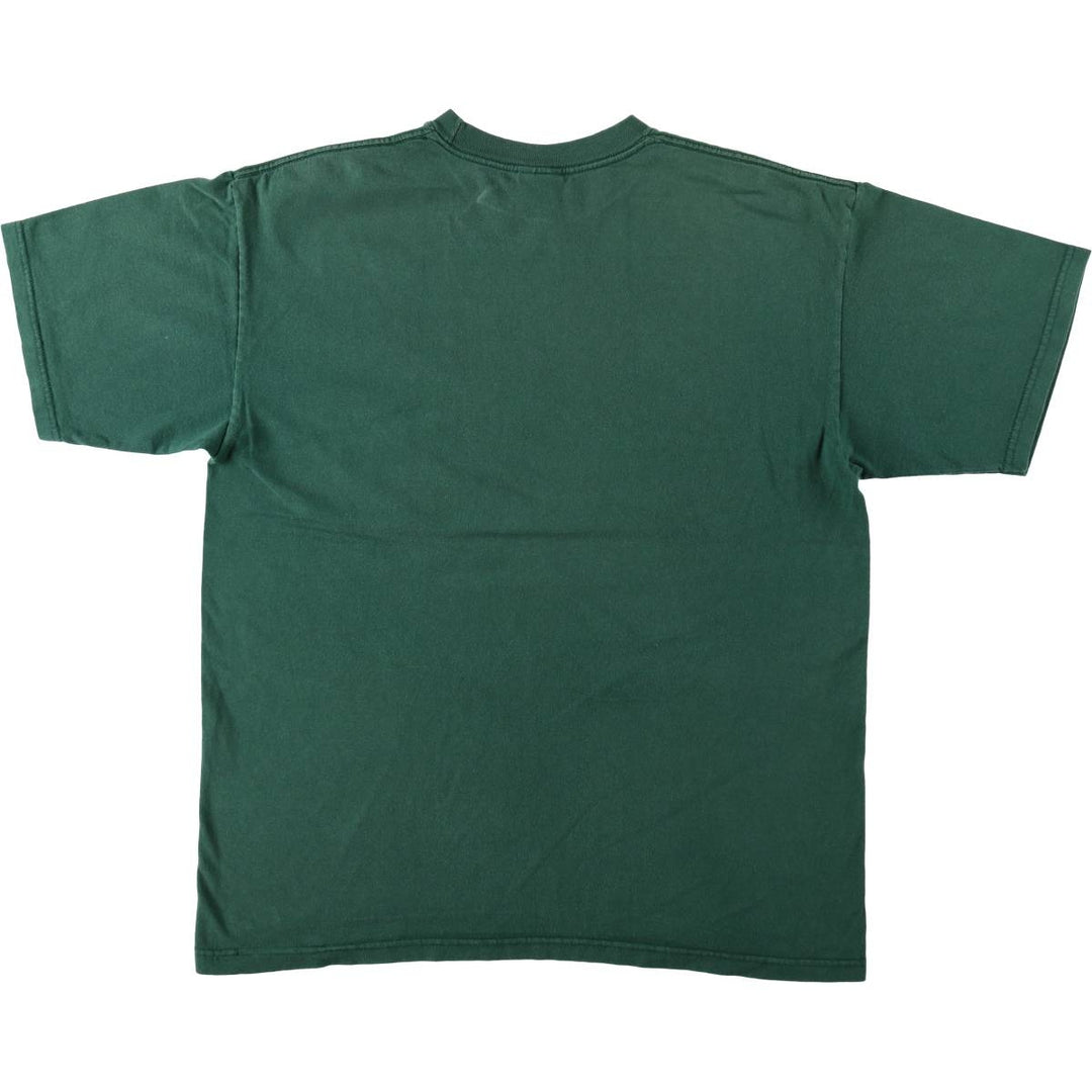 90'S Jansport College T-shirt, Made in USA, Men's XL, Vintage cotton green type Vintage Second Hand