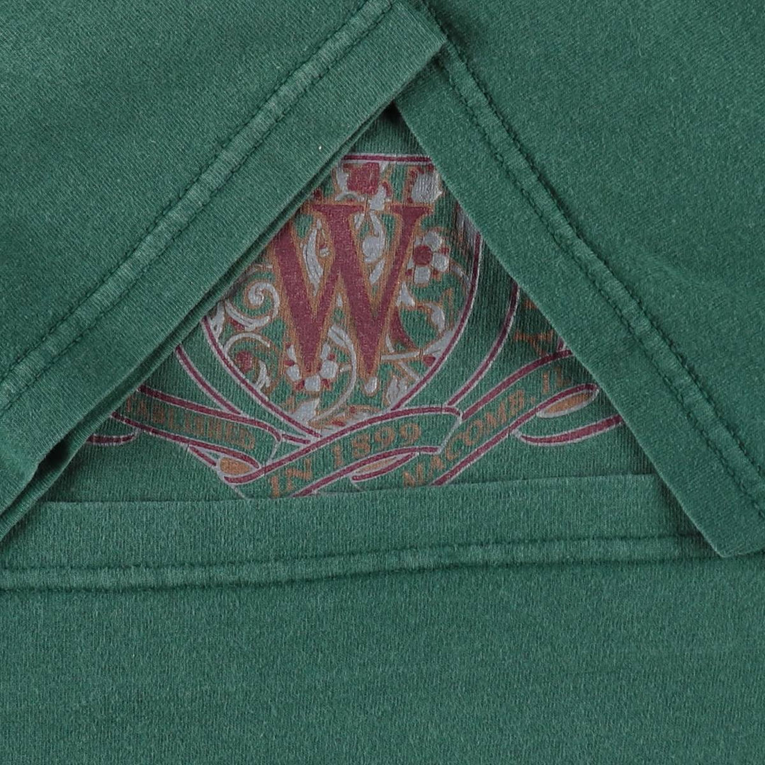90'S Jansport College T-shirt, Made in USA, Men's XL, Vintage cotton green type Vintage Second Hand