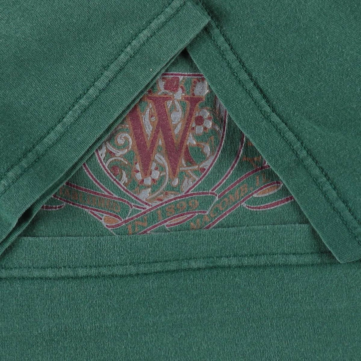 90'S Jansport College T-shirt, Made in USA, Men's XL, Vintage cotton green type Vintage Second Hand