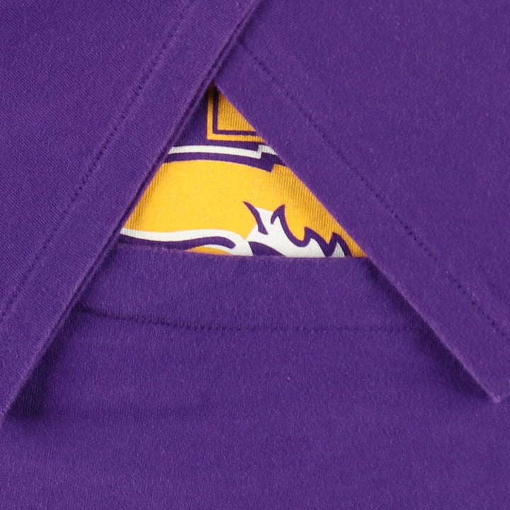 ~90'S The Cotton Exchange College T-shirt, Made in USA, Men's Size L (approx.), Vintage cotton purple type Vintage Second Hand