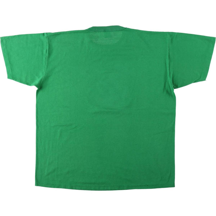90'S Russell College T-shirt, Made in USA, Men's XL, Vintage polyester green type Vintage Second Hand