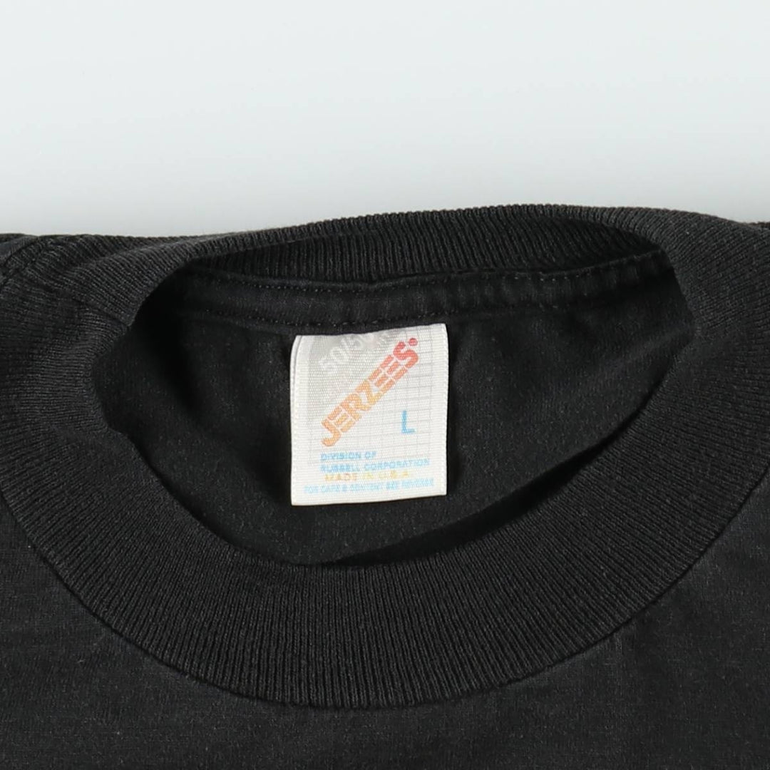 90'S Jerzees 50 cotton black type Vintage Second Hand