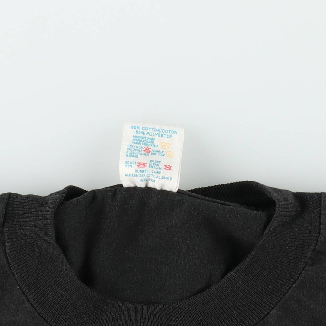 90'S Jerzees 50 cotton black type Vintage Second Hand