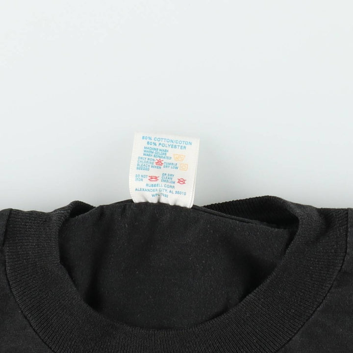 90'S Jerzees 50 cotton black type Vintage Second Hand