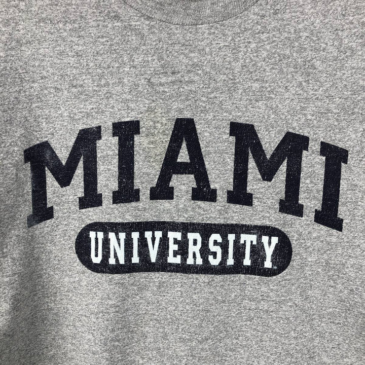 Vintage 90'S The Cotton Exchange College T-Shirt, Made in USA, Men's Size L cotton gray type Vintage Second Hand