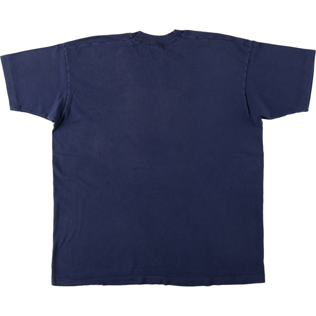 ~90'S SALEM SPORTSWEAR College T-shirt, Made in USA, Men's XL equivalent, Vintage cotton navy blue type Vintage Second Hand