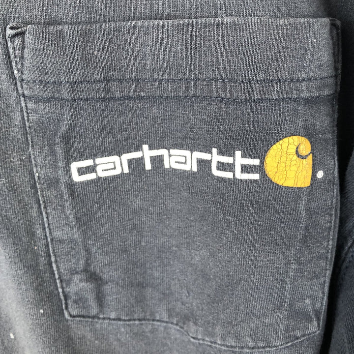 Carhartt Short Sleeve Pocket T-Shirt Men's XL cotton navy blue type Vintage Second Hand
