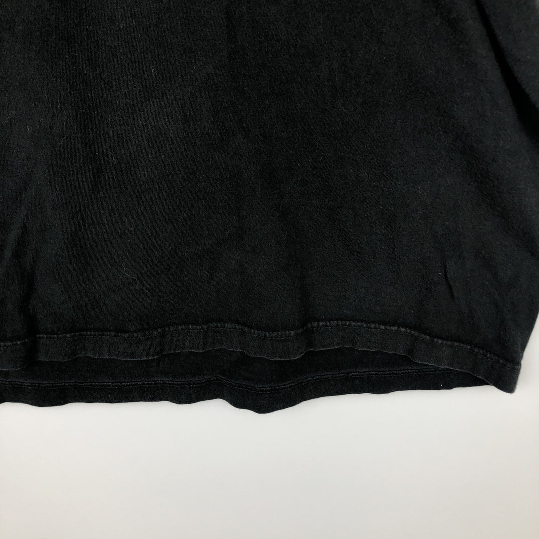 Ralph Lauren POLO by Ralph Lauren short sleeve one point logo T-shirt men's L size cotton black type Vintage Second Hand