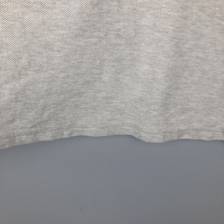 Carhartt Herringbone Henley Neck Short-Sleeve T-Shirt, Men's Size XL (approx.) cotton white type Vintage Second Hand