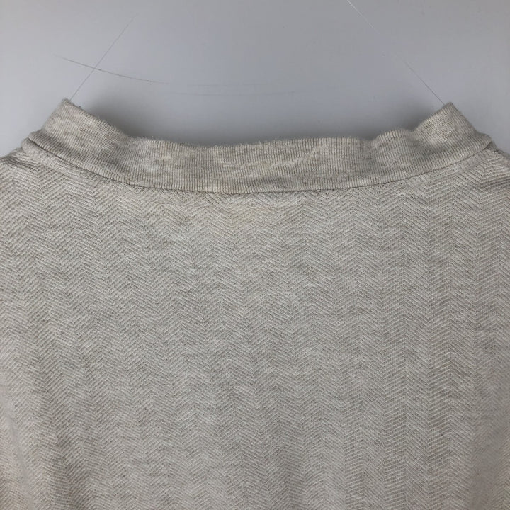 Carhartt Herringbone Henley Neck Short-Sleeve T-Shirt, Men's Size XL (approx.) cotton white type Vintage Second Hand
