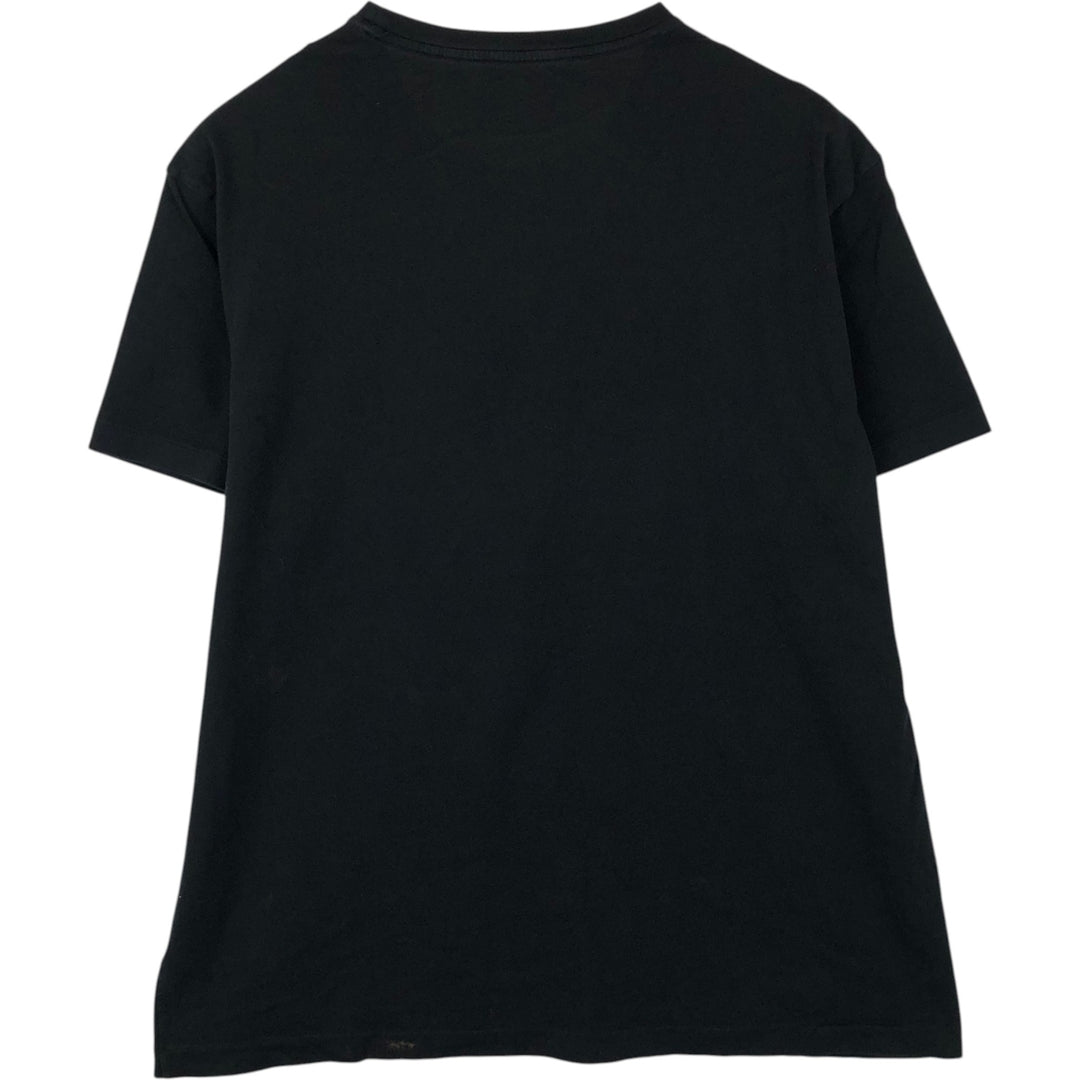 Ralph Lauren POLO RALPH LAUREN CLASSIC FIT short-sleeved logo T-shirt, men's size L unclear black type Vintage Second Hand