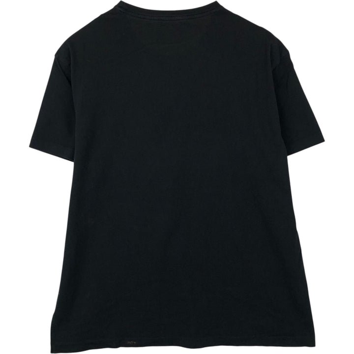 Ralph Lauren POLO RALPH LAUREN CLASSIC FIT short-sleeved logo T-shirt, men's size L unclear black type Vintage Second Hand