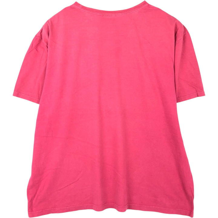 Ralph Lauren POLO by Ralph Lauren Short-Sleeve T-Shirt with One-Point Logo, Men's Size XL (approx.) cotton pink type Vintage Second Hand