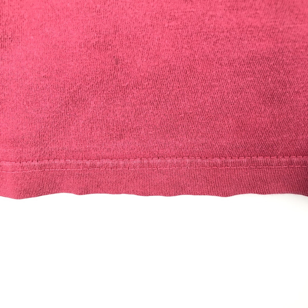 Ralph Lauren POLO by Ralph Lauren Short-Sleeve T-Shirt with One-Point Logo, Men's Size XL (approx.) cotton pink type Vintage Second Hand
