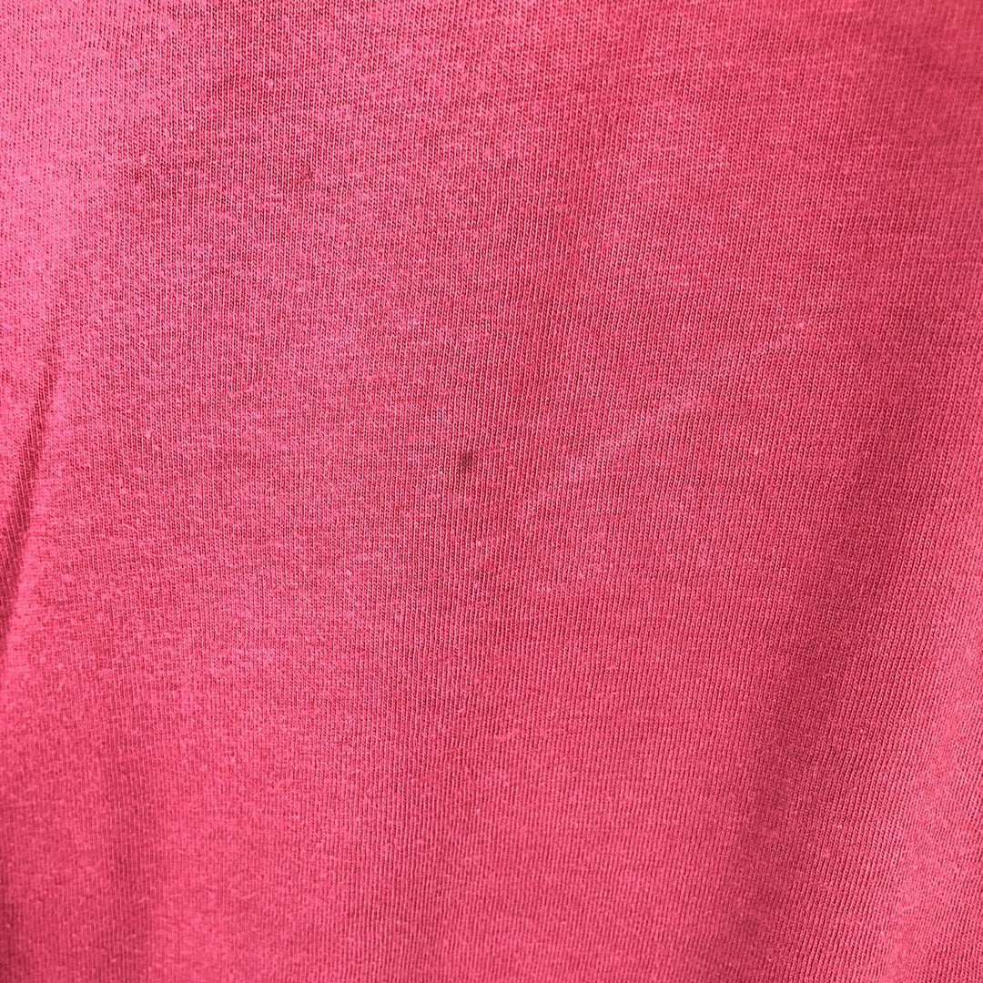 Ralph Lauren POLO by Ralph Lauren Short-Sleeve T-Shirt with One-Point Logo, Men's Size XL (approx.) cotton pink type Vintage Second Hand