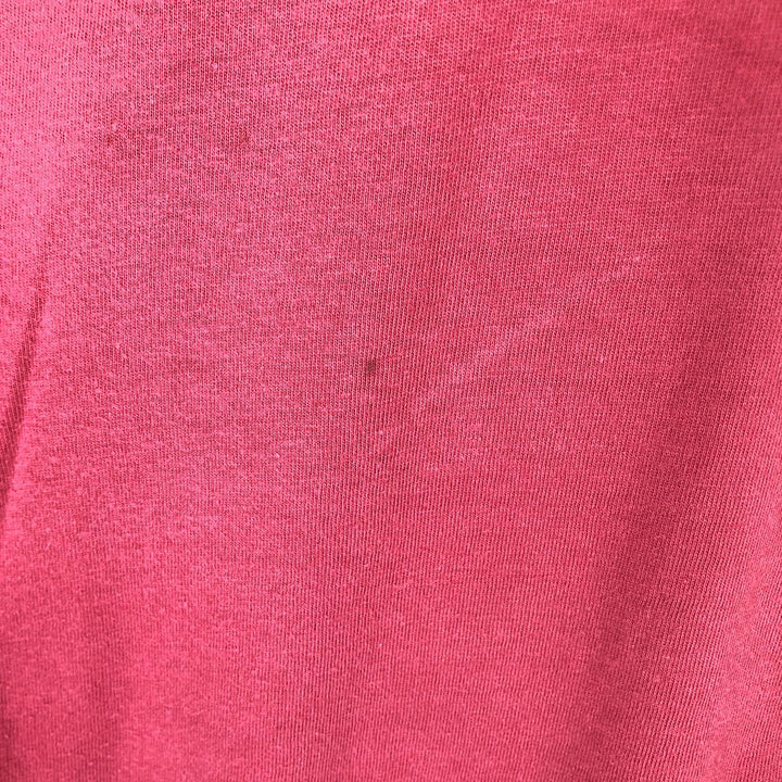 Ralph Lauren POLO by Ralph Lauren Short-Sleeve T-Shirt with One-Point Logo, Men's Size XL (approx.) cotton pink type Vintage Second Hand
