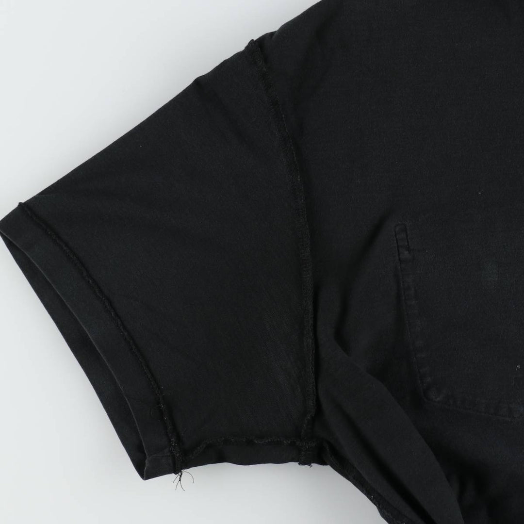 Ralph Lauren POLO by Ralph Lauren Short Sleeve One Point Logo Pocket T-Shirt Men's M cotton black type Vintage Second Hand