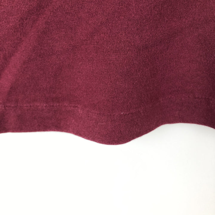 Ralph Lauren POLO by Ralph Lauren Short Sleeve One Point Logo Pocket T-Shirt Men's M cotton Red type red-purple Vintage Second Hand