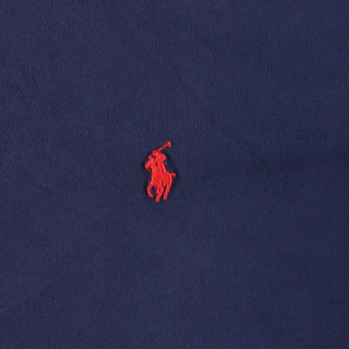 Ralph Lauren POLO by Ralph Lauren short sleeve one point logo T-shirt men's L size cotton navy blue type Vintage Second Hand