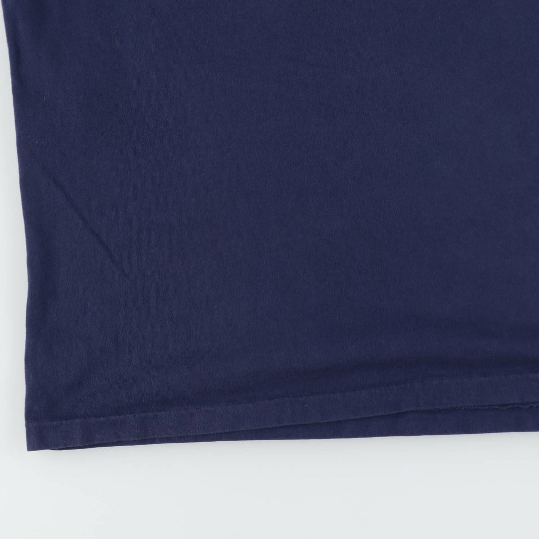 Ralph Lauren POLO by Ralph Lauren short sleeve one point logo T-shirt men's L size cotton navy blue type Vintage Second Hand