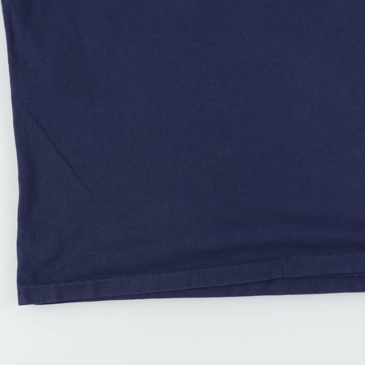 Ralph Lauren POLO by Ralph Lauren short sleeve one point logo T-shirt men's L size cotton navy blue type Vintage Second Hand