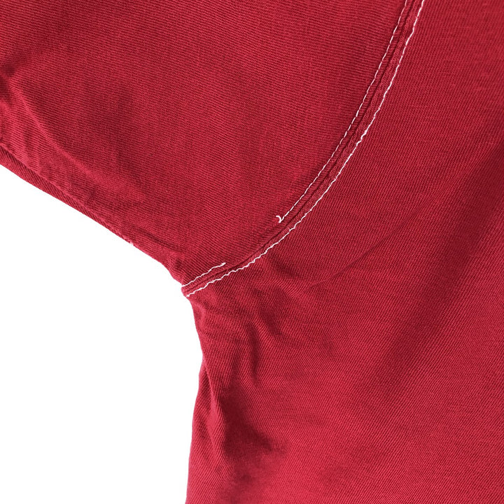 Ralph Lauren CHAPS Short-Sleeve T-Shirt with One-Point Logo Pocket, Men's Size M (approx.) cotton red type Vintage Second Hand