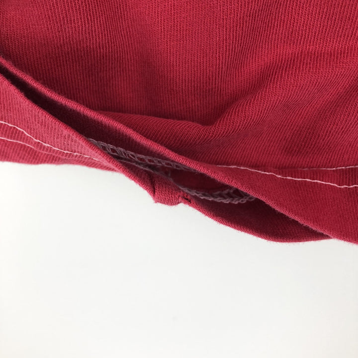 Ralph Lauren CHAPS Short-Sleeve T-Shirt with One-Point Logo Pocket, Men's Size M (approx.) cotton red type Vintage Second Hand