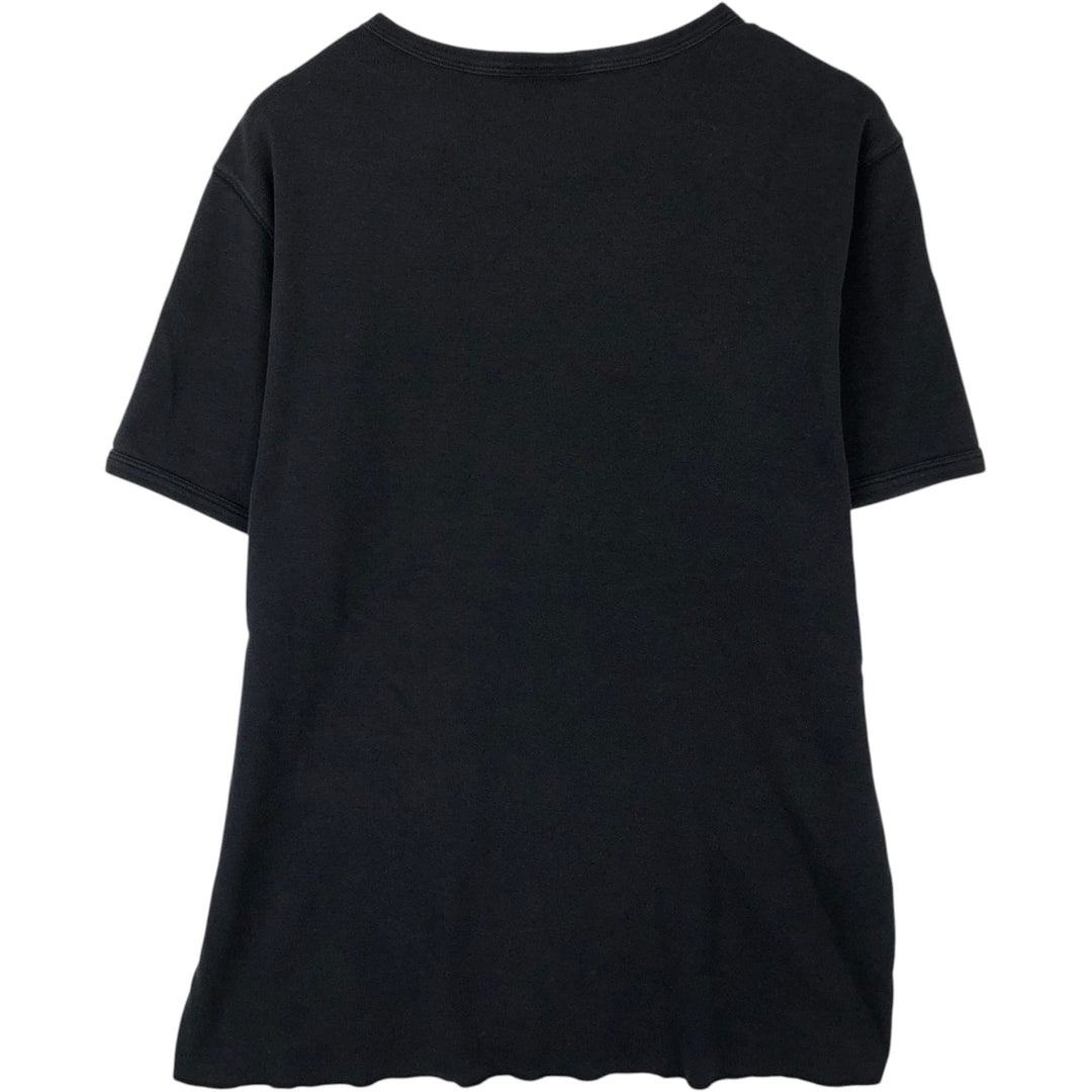 Ralph Lauren POLO JEANS COMPANY Short Sleeve Logo T-Shirt Men's XL cotton black type Vintage Second Hand