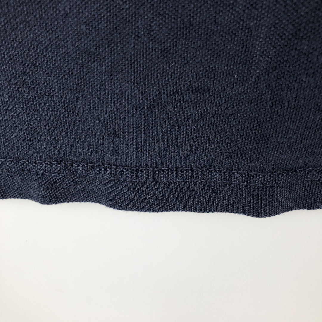Ralph Lauren CHAPS Short-Sleeve V-Neck T-Shirt, Men's Size M (approx.) cotton navy blue type Vintage Second Hand