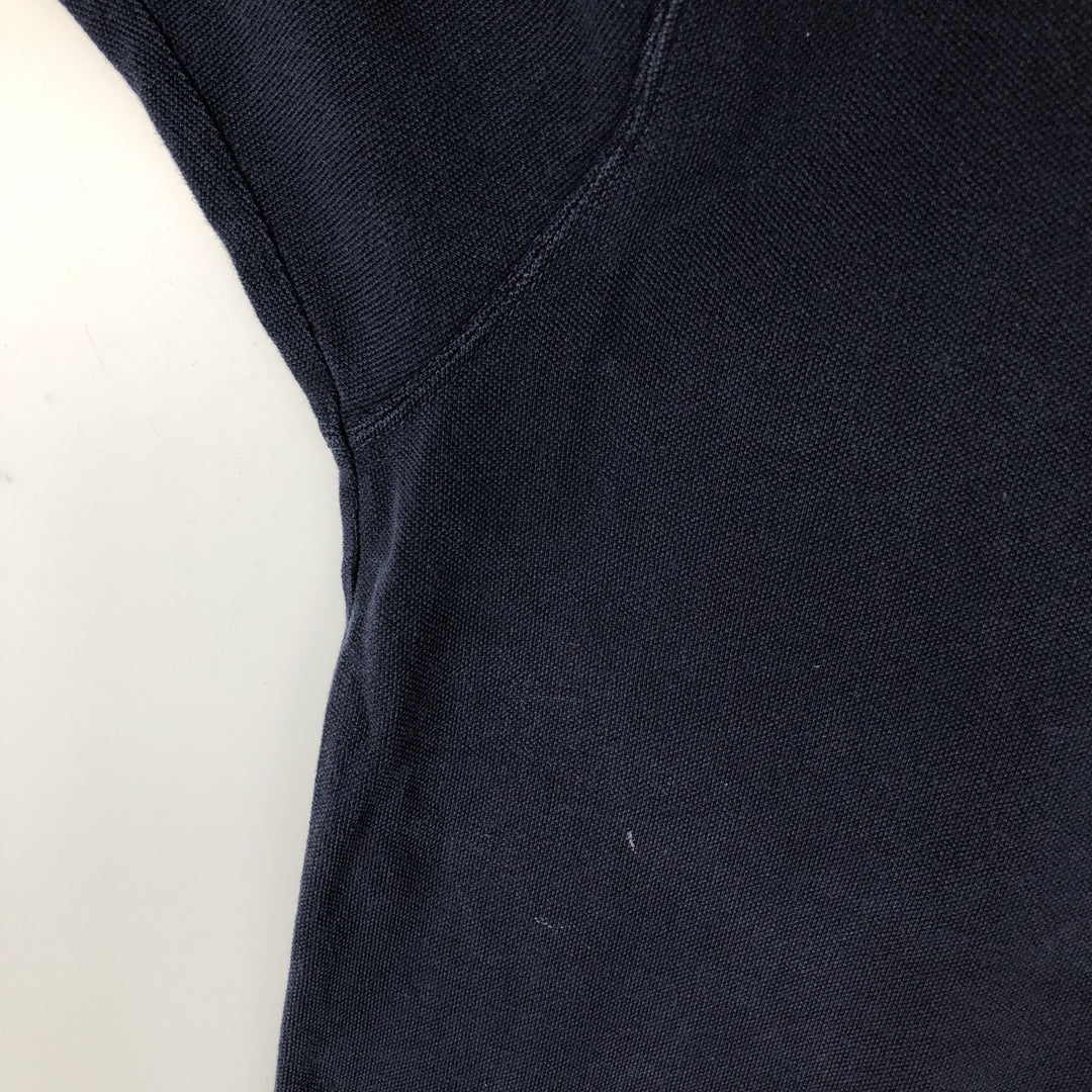 Ralph Lauren CHAPS Short-Sleeve V-Neck T-Shirt, Men's Size M (approx.) cotton navy blue type Vintage Second Hand