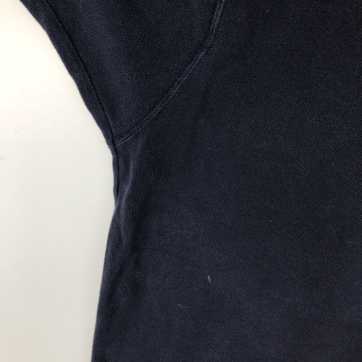 Ralph Lauren CHAPS Short-Sleeve V-Neck T-Shirt, Men's Size M (approx.) cotton navy blue type Vintage Second Hand