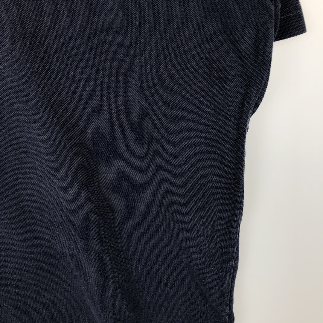 Ralph Lauren CHAPS Short-Sleeve V-Neck T-Shirt, Men's Size M (approx.) cotton navy blue type Vintage Second Hand