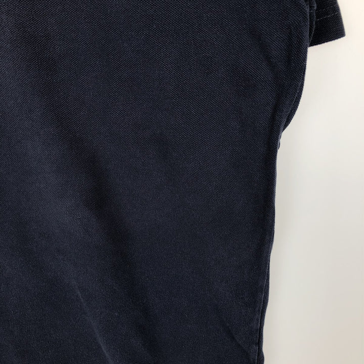 Ralph Lauren CHAPS Short-Sleeve V-Neck T-Shirt, Men's Size M (approx.) cotton navy blue type Vintage Second Hand